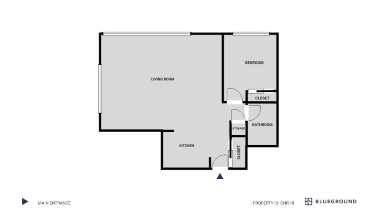 Apartment Edgewater 1br W Gym Deck Lounge Nr L Chi-918 *
