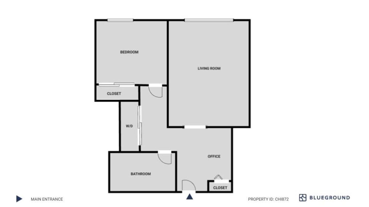Apartment Near North 1br W Doorman Wd Gym Nr I-90 Chi-872 *