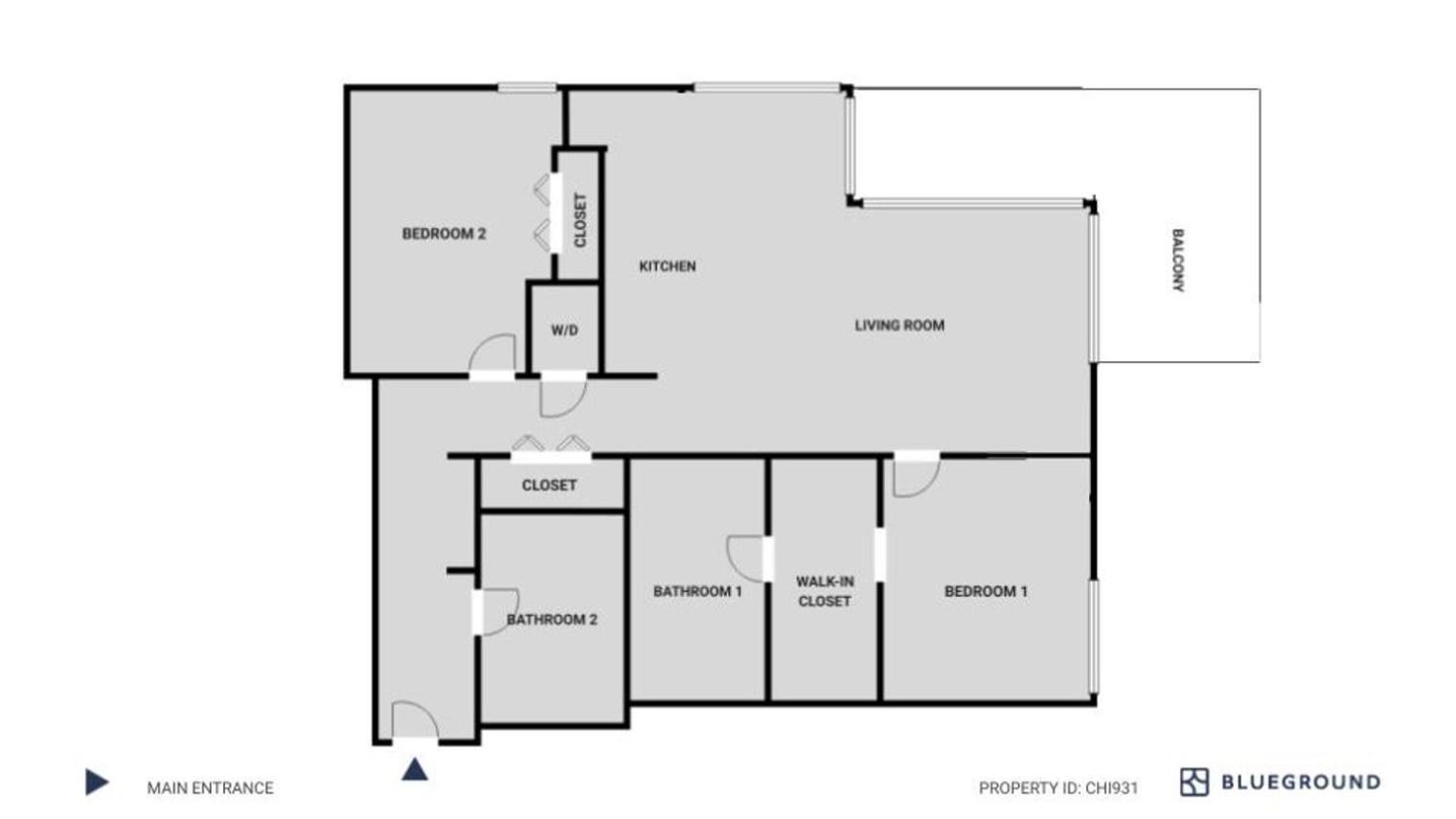 West Loop 2br W Gym Pool Nr Fulton Market Chi-931 Apartment *