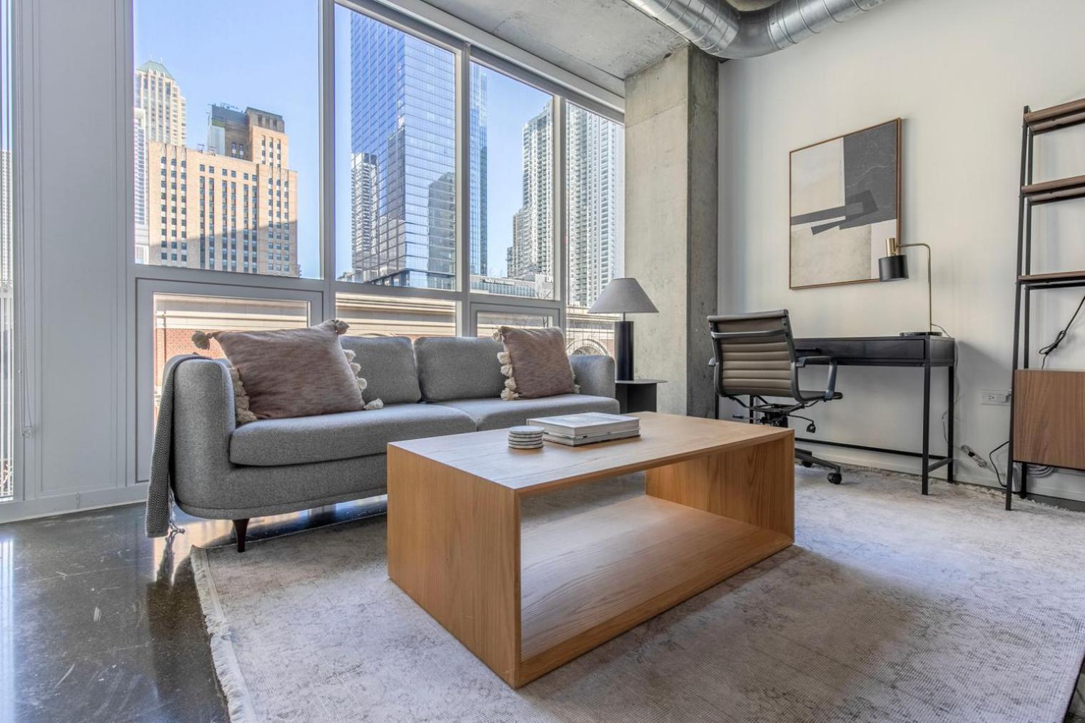 River North 1br W Lounge Gym Nr Shops Chi-1015 Apartment *