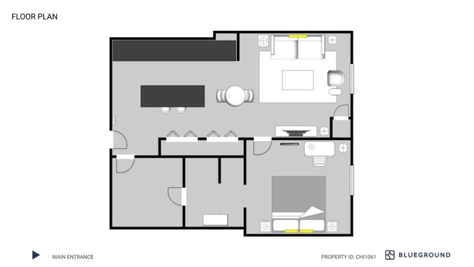 Apartment Blueground West Loop Roof Gym Grills Nr Park Chi-1061 Chicago