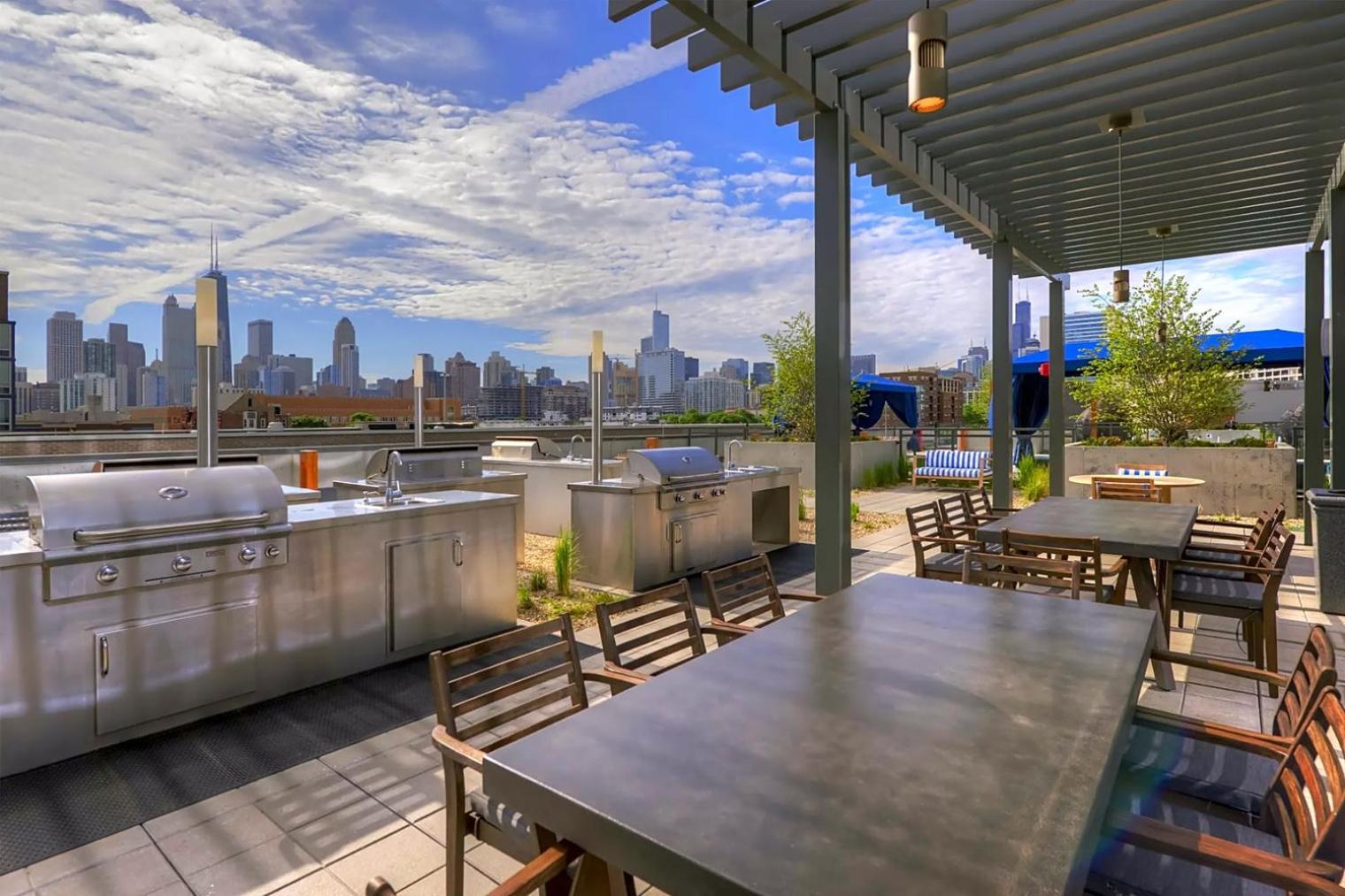 Near North 2br W Roof Gym Nr Red Line Chi-580 Apartment