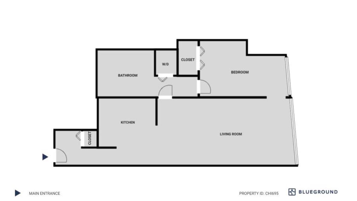 Apartment Loop 1br W Gym Pool Lounge 1 Block From L Chi-695 Chicago
