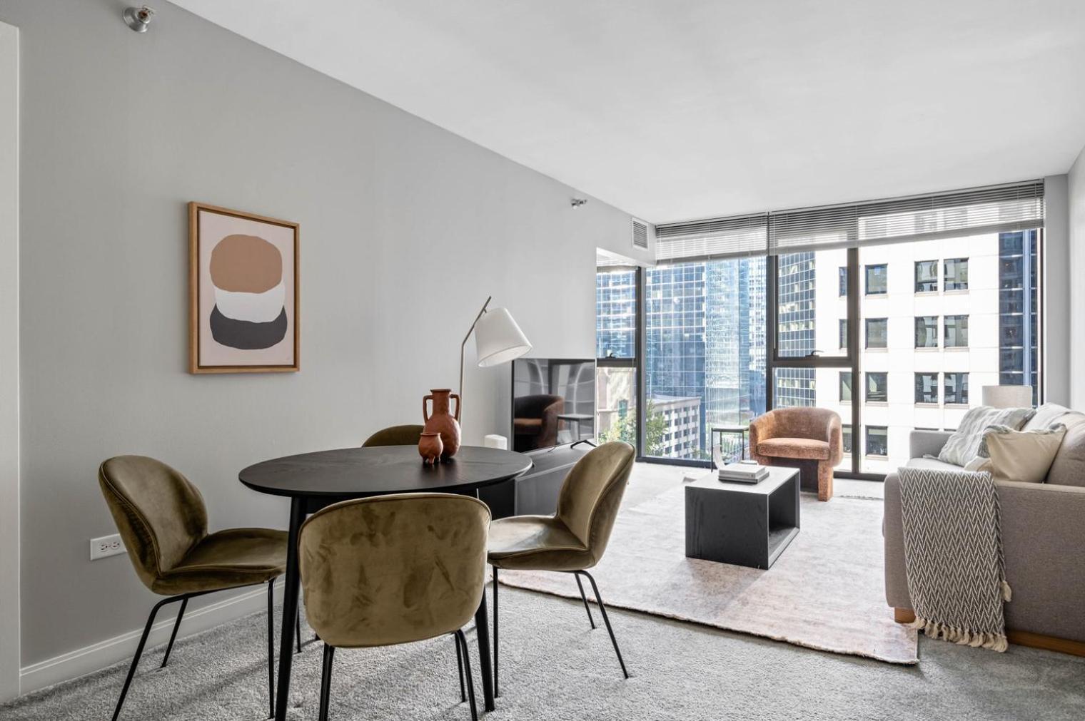Loop 1br W Gym Pool Lounge 1 Block From L Chi-695 Apartment *