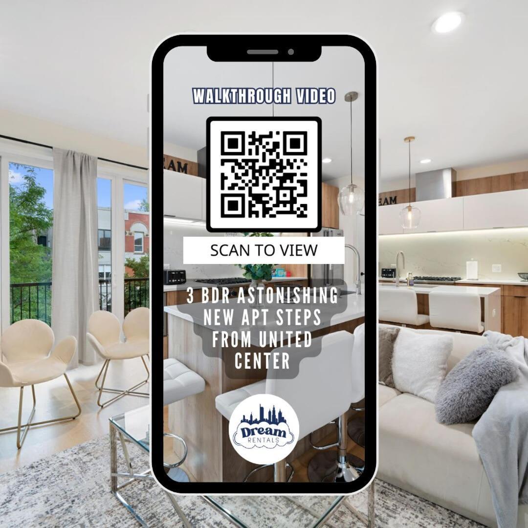 Apartment 3 Bdr Astonishing New Steps From United Center *