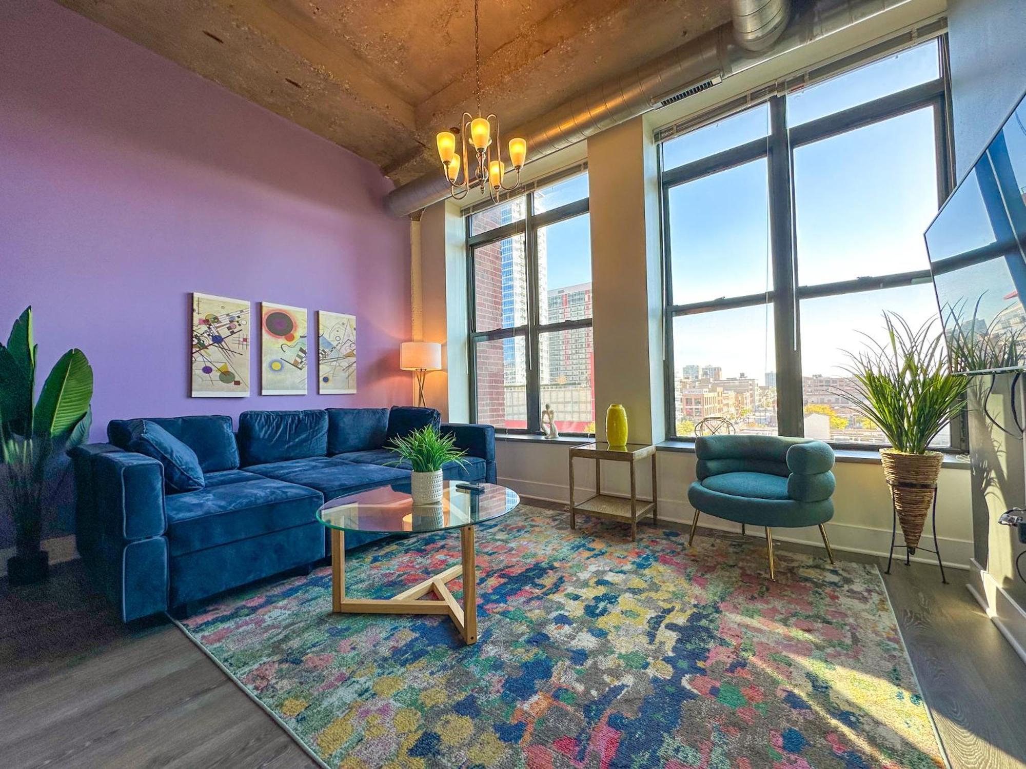 Mccormick 2br-2ba Family Unit For Up To 8 Guests With Optional Parking & Gym Access * Chicago
