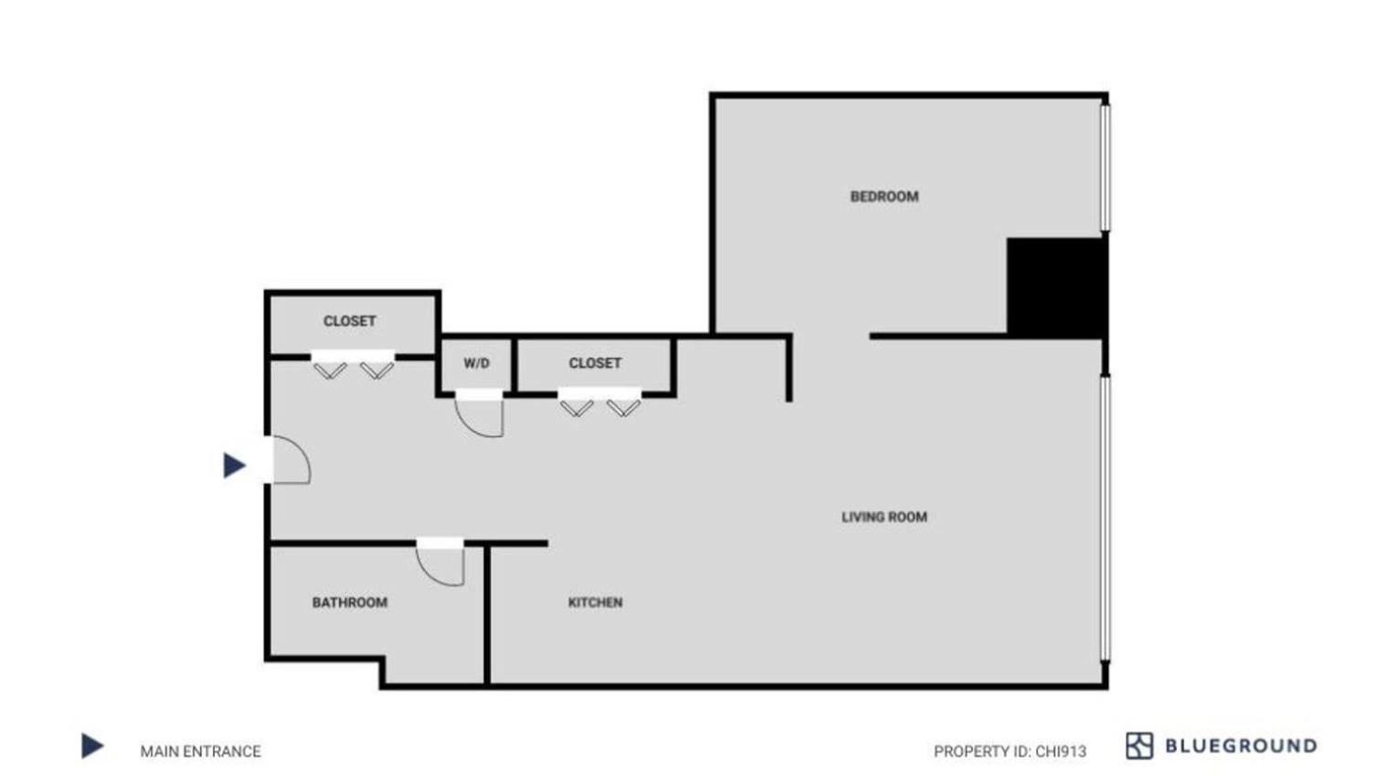 Apartment Loop 1br W Roof Gym Lounge Nr Riverwalk Chi-913 *